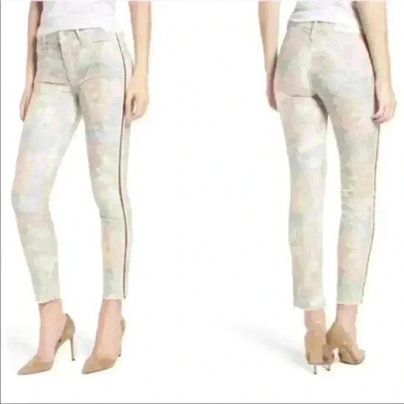 Mother The Looker Ankle Fray in So Far Gone Floral Racer Jeans Size 29 - Picture 3 of 12